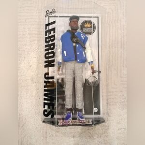 Barbie LeBron James Doll with Blue Jacket